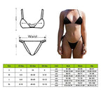 Push Up Bikini Set Swimsuits High Waist Swimwear Women Ribbed Bathing Suits Brazilian Bikinis Swimsuit for Women  Bottom Triangle Bikinis Top Bathing Suit Stevvex