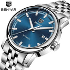 2021 Fashion Luxury Leather Strap Casual Analog Watch Men Stainless Steel Wristwatch Waterproof Watches