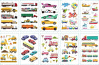 10pcs Dinosaur Sticker Temporary Tatoo Waterproof Colorful Elegant Children Tattoos Stevvex