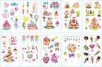 10pcs Dinosaur Sticker Temporary Tatoo Waterproof Colorful Elegant Children Tattoos Stevvex