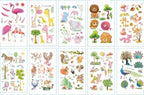 10pcs Dinosaur Sticker Temporary Tatoo Waterproof Colorful Elegant Children Tattoos Stevvex