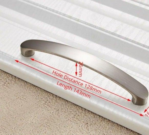 Cabinet Handles Kitchen Door Handles Drawer Knobs Aluminum Alloy Wardrobe Door Handles Brushed Modern Style Hardware  Stainless Steel Kitchen Cabinet Pulls For Kitchen Cabinet Drawer Door Cupboard Decorative Modern Hardware For Cabinet Stevvex