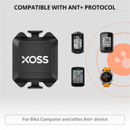 Speed Cadence Sensor Cycling Computer Speedometer ANT+ Bluetooth Road Bike Cycling Cadence Sensor Speedometer ANT+ Bluetooth Wireless With Cycling Computer Sport Watch Stevvex