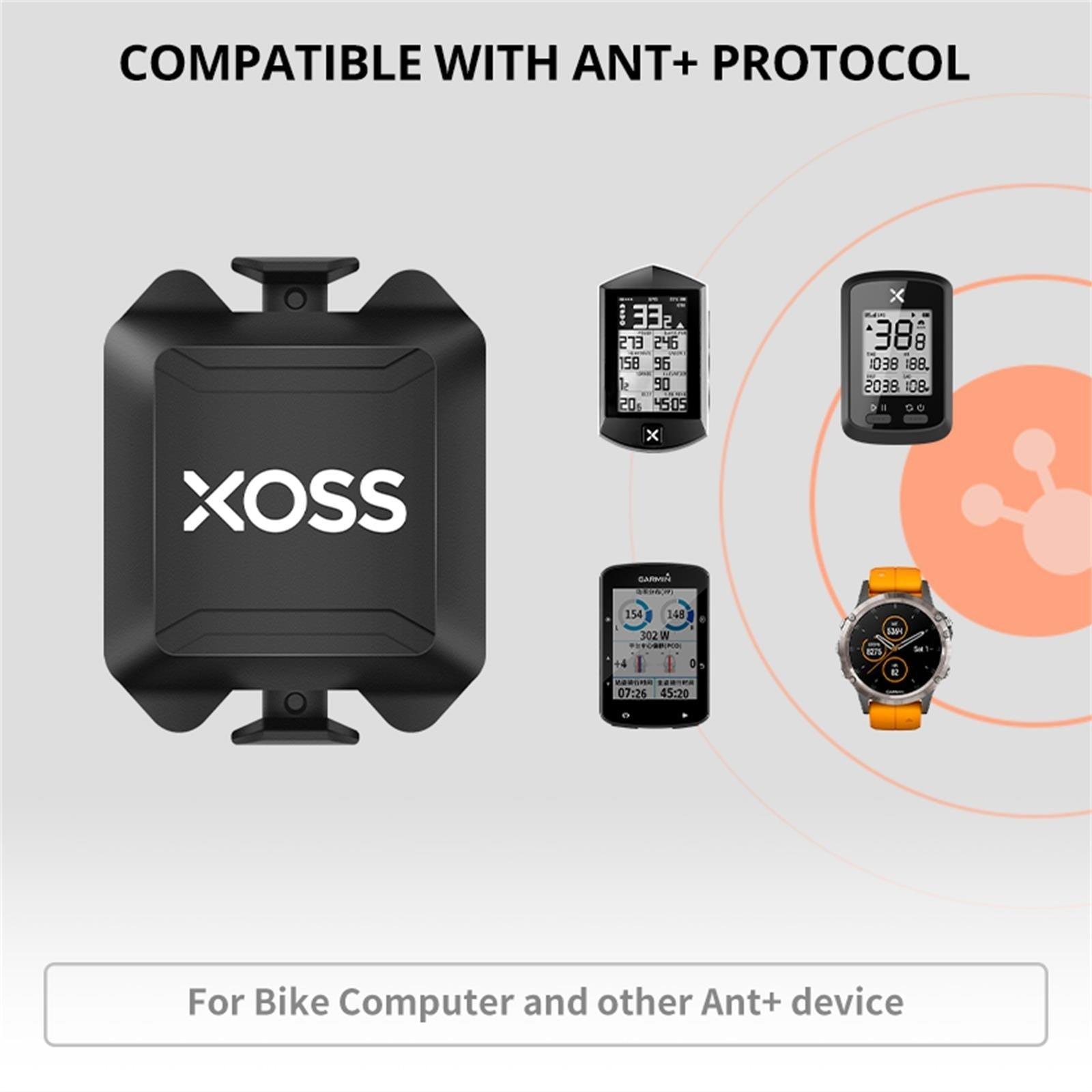 Speed Cadence Sensor Cycling Computer Speedometer ANT+ Bluetooth Road Bike Cycling Cadence Sensor Speedometer ANT+ Bluetooth Wireless With Cycling Computer Sport Watch Stevvex