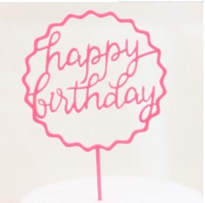 Happy Birthday Cake Topper Gold Cake Topper Acrylic Cake Topper Happy Birthday Cake Topper Cake Decoration Acrylic Letter Cake Toppers Party Supplies Happy Birthday Black Cake Decorations Stevvex