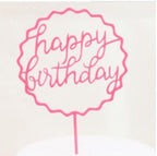 Happy Birthday Cake Topper Gold Cake Topper Acrylic Cake Topper Happy Birthday Cake Topper Cake Decoration Acrylic Letter Cake Toppers Party Supplies Happy Birthday Black Cake Decorations Stevvex