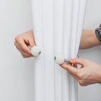 Magnets Curtains Clamps Curtain Holder Pompom Tieback Magnetic Clips Hanging Balls Tie Back Home Decoration Accessories Magnetic Curtain Tiebacks European Style Decorative Curtain Drape Tie With Strong Magnetic For Home And Office Decoration Stevvex