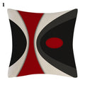 Red Abstract Cushion Cover Geometric Pillow Cases Sofa Decorative Modern Abstract Painting Pillow Case Beautiful Cushion Covers  Fashion Pillowcase Pillow Cover Stevvex