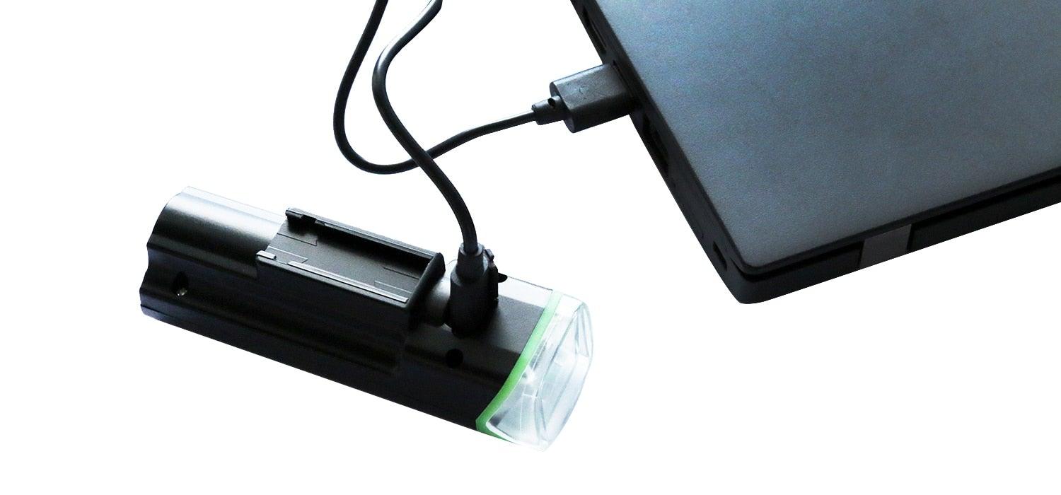 Front Bicycle Light USB Rechargeable LED Bike Light Waterproof Cycling Headlight Climbing Safety Flashlight Lamps Bike Light Super Bright Bicycle Light Easy To Install Fits All Bikes Headlights With Modes Stevvex