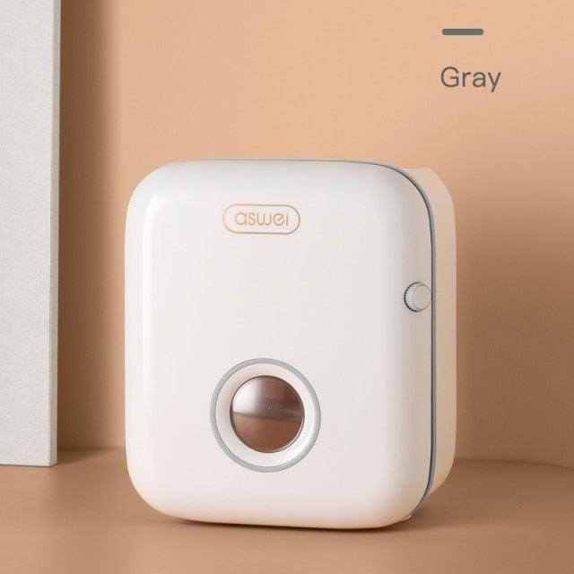 Toilet Paper Holder Stand Wall Mounted Waterproof Paper Towel Dispenser Holder Tissue Box Toilet Roll Holder For Toilet Paper Toilet Paper Roll Holder With Shelf And Drawer Adhesive Bathroom Tissue Box Holder Wall Mount Facial Toilet Tissue Paper Storage Stevvex