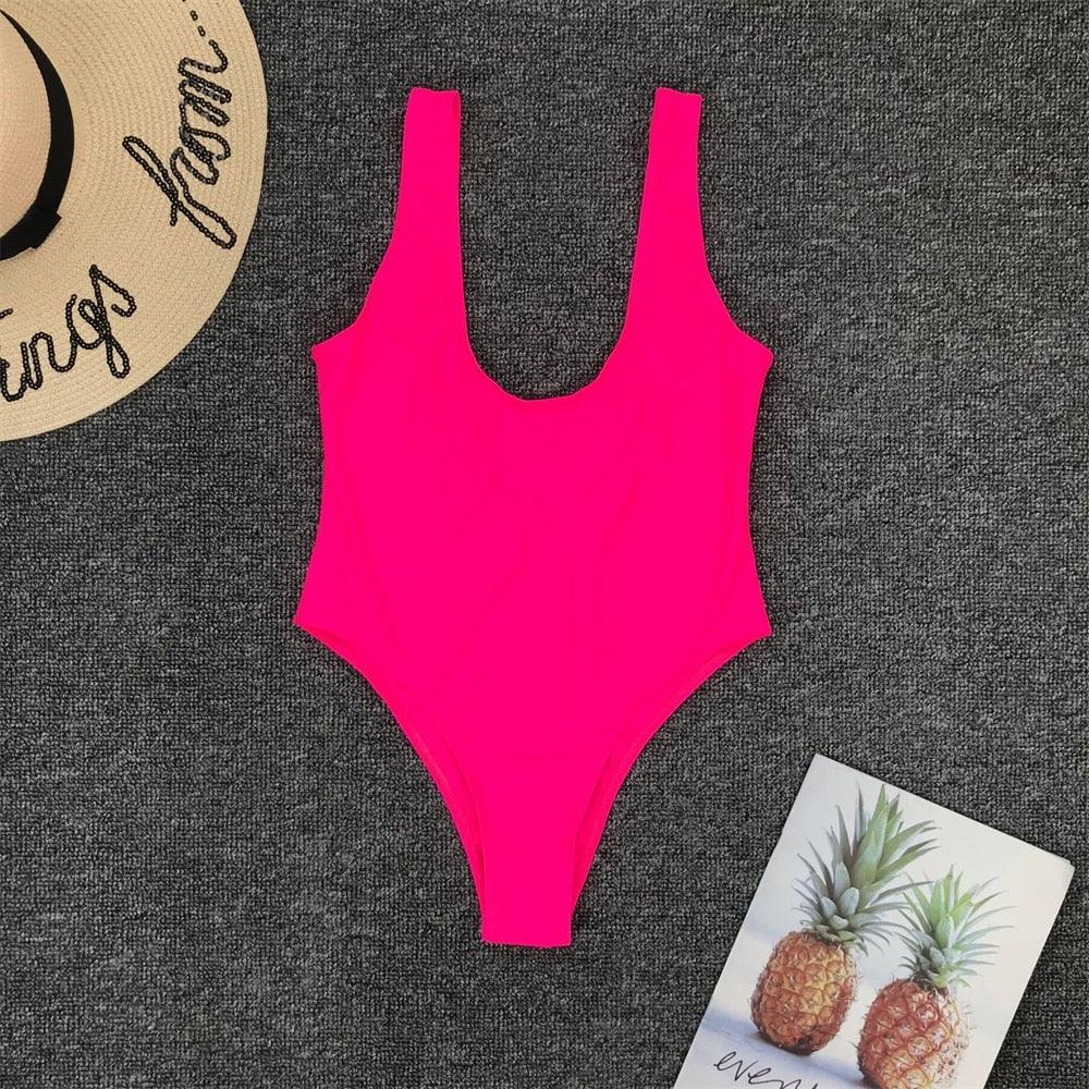 Luxury Black Female Swimsuit Vintage One Piece Ruffled Push Up Tummy Control Swimwear Halter One Piece Slimming Retro Swimsuit Women's Plus Size Push Up Bathing Suit Solid Red Swimwear Women Padded Bathing Suits Stevvex