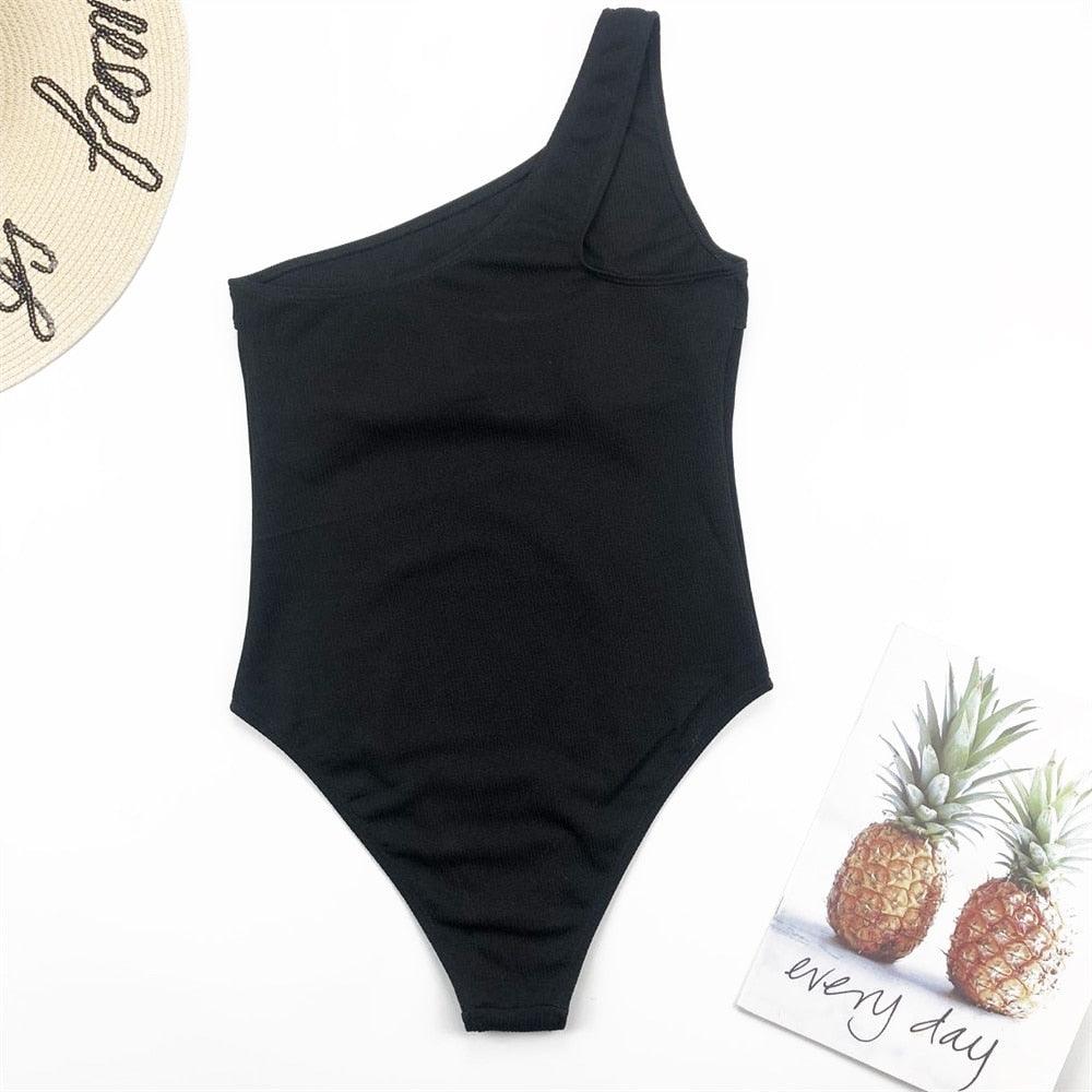 Luxury Black Female Swimsuit Vintage One Piece Ruffled Push Up Tummy Control Swimwear Halter One Piece Slimming Retro Swimsuit Women's Plus Size Push Up Bathing Suit Solid Red Swimwear Women Padded Bathing Suits Stevvex