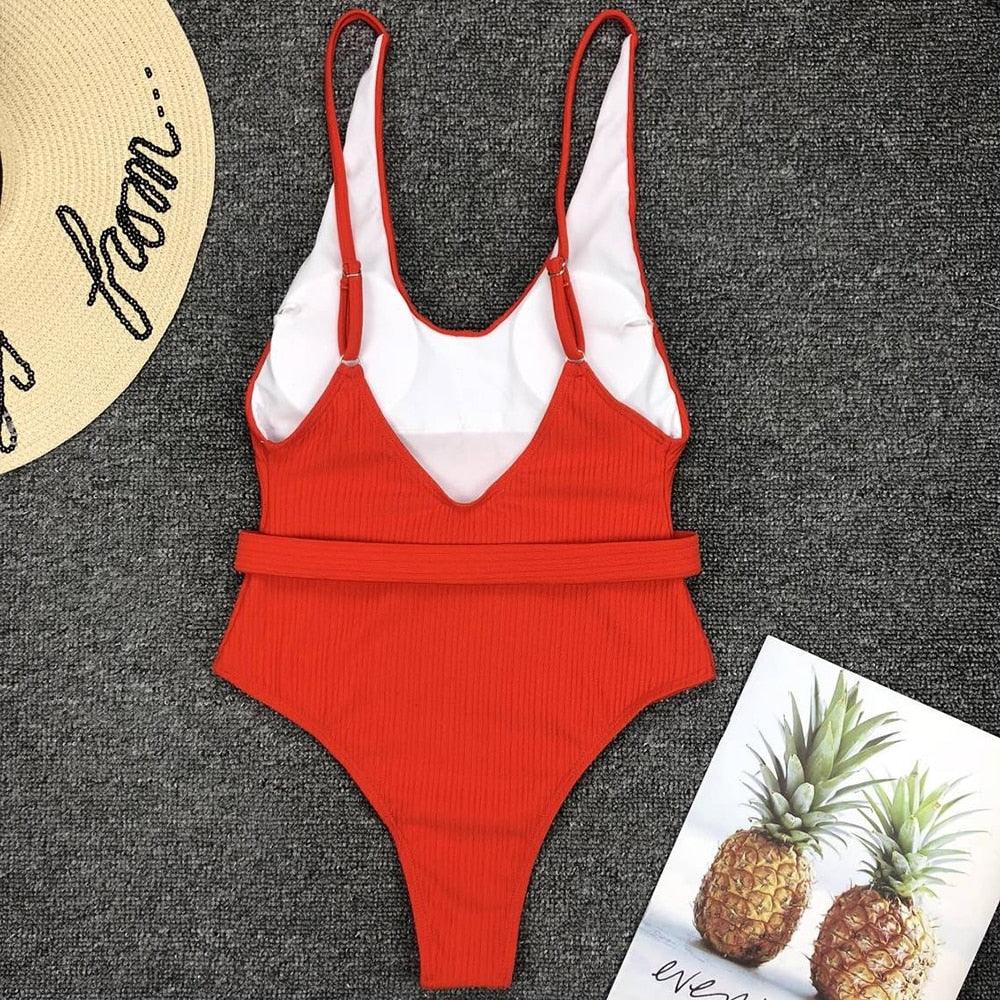 Luxury Black Female Swimsuit Vintage One Piece Ruffled Push Up Tummy Control Swimwear Halter One Piece Slimming Retro Swimsuit Women's Plus Size Push Up Bathing Suit Solid Red Swimwear Women Padded Bathing Suits Stevvex