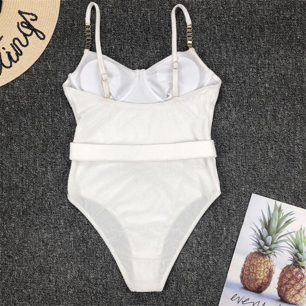 Luxury Black Female Swimsuit Vintage One Piece Ruffled Push Up Tummy Control Swimwear Halter One Piece Slimming Retro Swimsuit Women's Plus Size Push Up Bathing Suit Solid Red Swimwear Women Padded Bathing Suits Stevvex