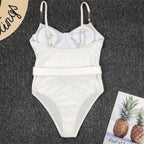 Luxury Black Female Swimsuit Vintage One Piece Ruffled Push Up Tummy Control Swimwear Halter One Piece Slimming Retro Swimsuit Women's Plus Size Push Up Bathing Suit Solid Red Swimwear Women Padded Bathing Suits Stevvex