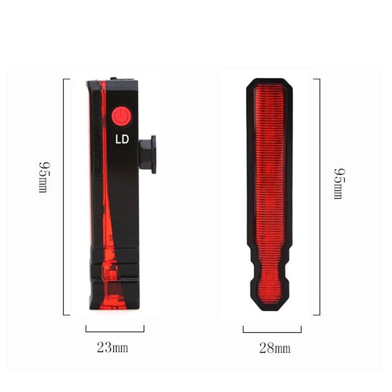 USB Rechargeable Handlebar Headlight Front Bike Light LED Lamp Built-In Rechargeable Bike Light Front And Rear Super Bright Bicycle Headlight And Tail Light Set 4 Lighting Modes