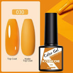 Spring Summer Nail Gel Polish Colorful UV LED Diamond Stylish Glossy and Matte Fashion Design For Womens Stevvex