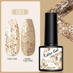 Spring Summer Nail Gel Polish Colorful UV LED Diamond Stylish Glossy and Matte Fashion Design For Womens Stevvex