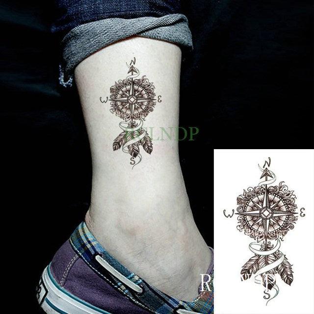 Elegant Black Music Notes Waterproof Sticker Tattoos Temporary Chest Shoulder Tattoos For Men Women Stevvex