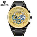 Business Mens Fashion Watches Quartz Silicone Sport Multifunction Watch Men Luxury Waterproof Luminous Hands Stevvex