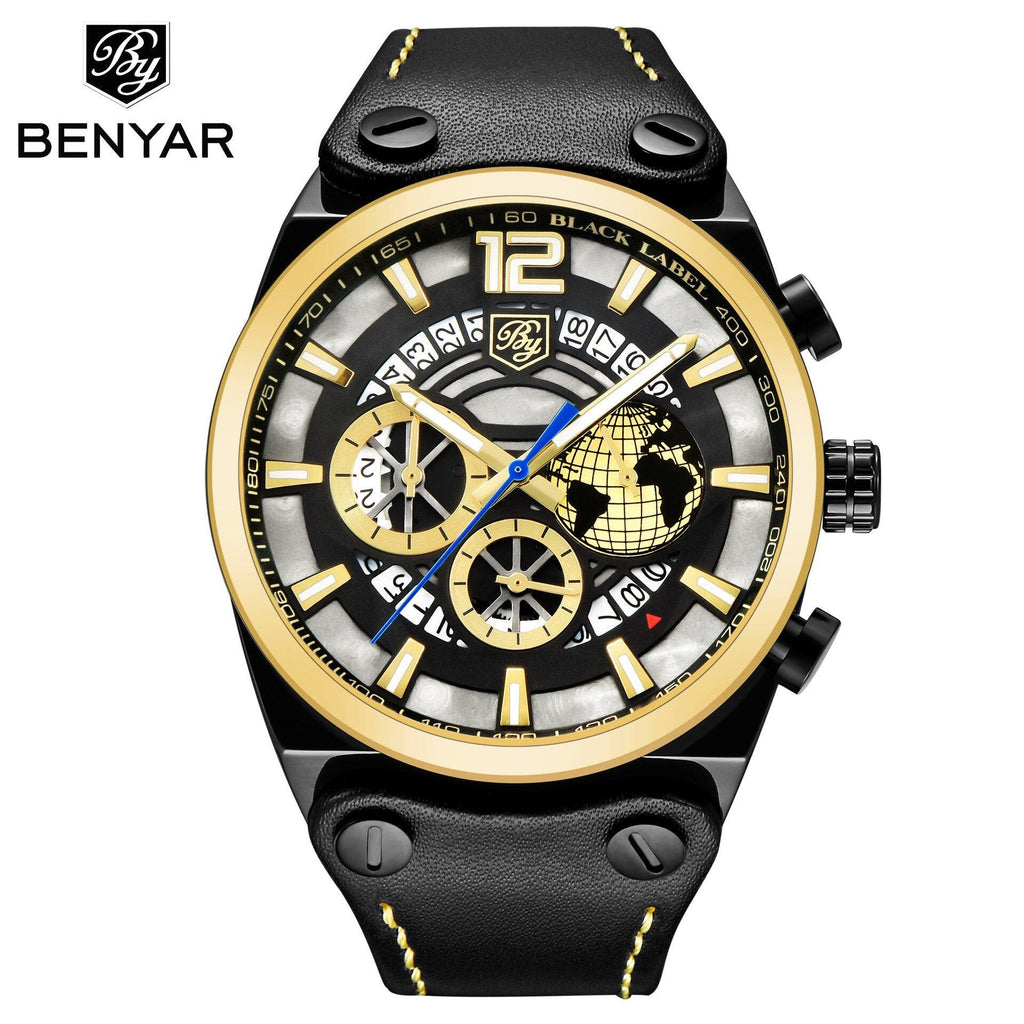 Business Mens Fashion Watches Quartz Silicone Sport Multifunction Watch Men Luxury Waterproof Luminous Hands Stevvex