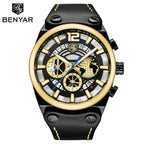 Business Mens Fashion Watches Quartz Silicone Sport Multifunction Watch Men Luxury Waterproof Luminous Hands Stevvex
