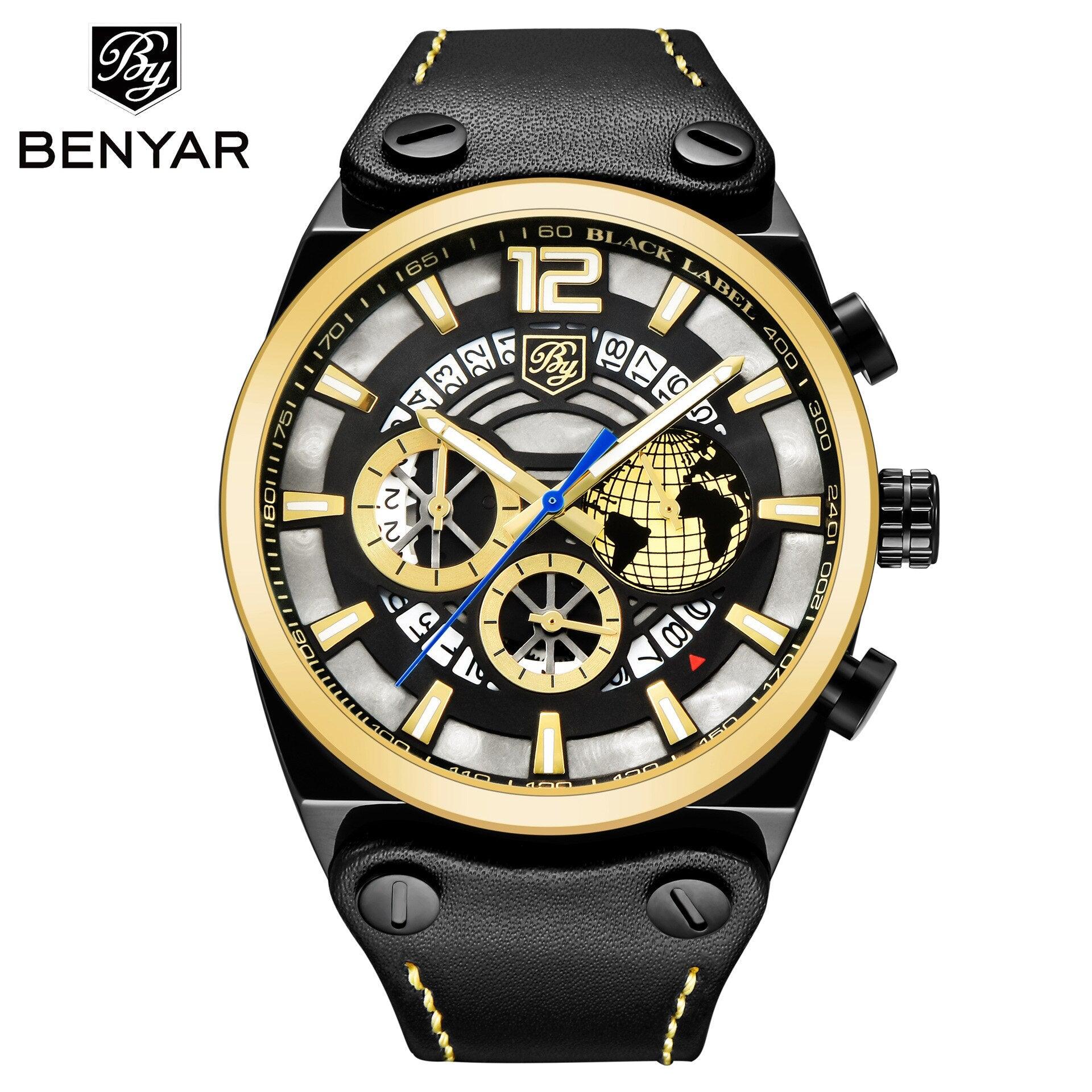 Business Mens Fashion Watches Quartz Silicone Sport Multifunction Watch Men Luxury Waterproof Luminous Hands Stevvex
