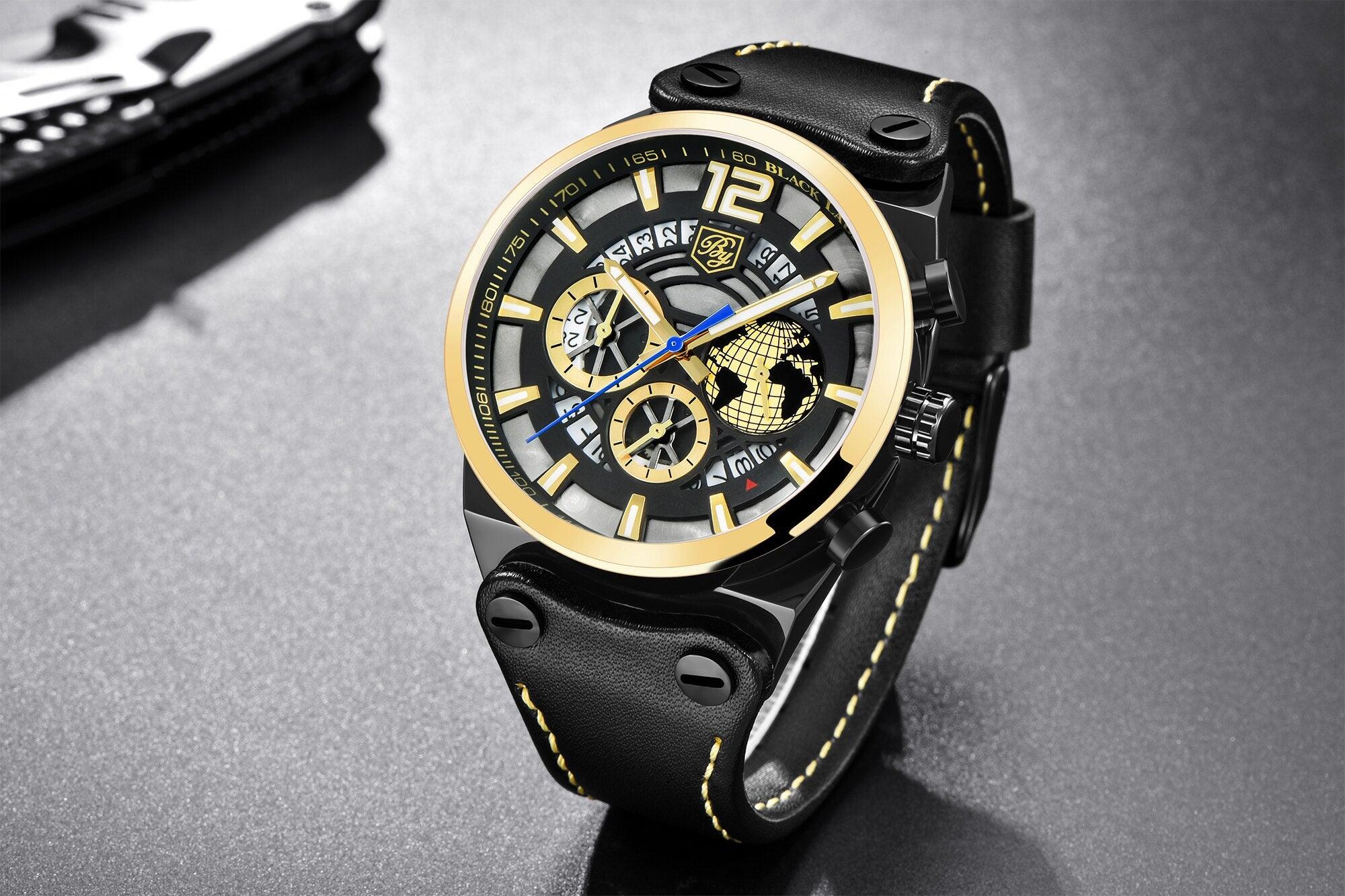 Business Mens Fashion Watches Quartz Silicone Sport Multifunction Watch Men Luxury Waterproof Luminous Hands Stevvex