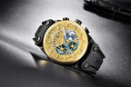 Business Mens Fashion Watches Quartz Silicone Sport Multifunction Watch Men Luxury Waterproof Luminous Hands Stevvex