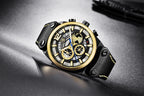 Business Mens Fashion Watches Quartz Silicone Sport Multifunction Watch Men Luxury Waterproof Luminous Hands Stevvex