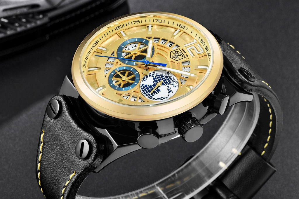 Business Mens Fashion Watches Quartz Silicone Sport Multifunction Watch Men Luxury Waterproof Luminous Hands Stevvex