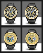 Business Mens Fashion Watches Quartz Silicone Sport Multifunction Watch Men Luxury Waterproof Luminous Hands Stevvex