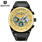 Business Mens Fashion Watches Quartz Silicone Sport Multifunction Watch Men Luxury Waterproof Luminous Hands Stevvex