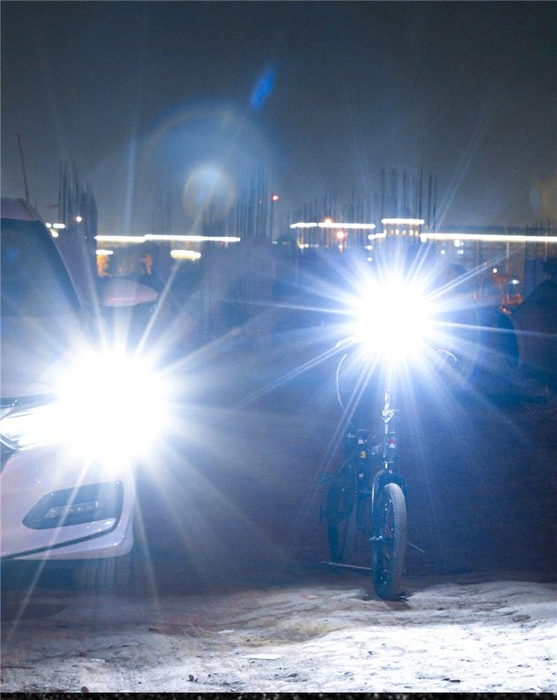 Front Bicycle Light USB Rechargeable LED Bike Light Waterproof Cycling Headlight Climbing Safety Flashlight Lamps Bike Light Super Bright Bicycle Light Easy To Install Fits All Bikes Headlights With Modes Stevvex