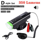 Front Bicycle Light USB Rechargeable LED Bike Light Waterproof Cycling Headlight Climbing Safety Flashlight Lamps Bike Light Super Bright Bicycle Light Easy To Install Fits All Bikes Headlights With Modes Stevvex