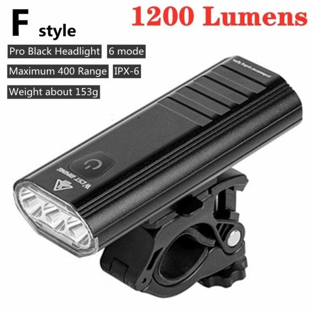 Front Bicycle Light USB Rechargeable LED Bike Light Waterproof Cycling Headlight Climbing Safety Flashlight Lamps Bike Light Super Bright Bicycle Light Easy To Install Fits All Bikes Headlights With Modes Stevvex