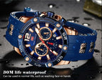 New Fashion Sport Mens Watches Waterproof Silicon Strap Wrist Watch Multifunctional Luminous Hands For Men Stevvex