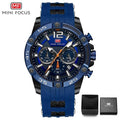 New Fashion Sport Mens Watches Waterproof Silicon Strap Wrist Watch Multifunctional Luminous Hands For Men Stevvex