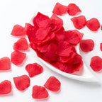 1000PCs Fake Separated Deodorized Rose Petals Party Decorations Artificial Flowers Romantic Wedding Marriage Accessories For Valentine Gifts Stevvex