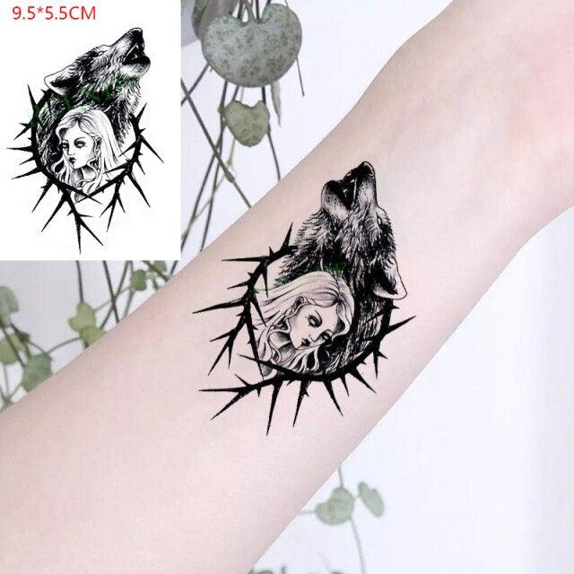Lion King Temporary Tattoo Waterproof Black And Colorful Small Big Luxury Tattoo For Mens Womens Stevvex