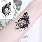 Lion King Temporary Tattoo Waterproof Black And Colorful Small Big Luxury Tattoo For Mens Womens Stevvex