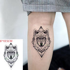 Lion King Temporary Tattoo Waterproof Black And Colorful Small Big Luxury Tattoo For Mens Womens Stevvex