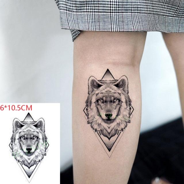 Lion King Temporary Tattoo Waterproof Black And Colorful Small Big Luxury Tattoo For Mens Womens Stevvex