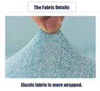 Elastic Plain Floral Printing  Sofa Cover Stretch for Living Room Couch Cover Chair Protector 1/2/3/4 Seater Printed Couch Cover for 3 Cushion Couch  Floral Pattern Sofa Cover with Separate Cushion Cover Pieces Stretch Sofa Slipcover Stevvex