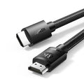 HDMI 2.1 Cable Ultra High Speed 8K60Hz 4K120Hz HDMI Splitter Cable 48Gbps Ultra High Speed 4K 120Hz Braided HDMI Cable Dynamic HDR Vision HDR 10 Compatible With UHD TV Laptop Stevvex