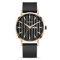 Business Mens Watches Luxury Waterproof Quartz Sport Wristwatches Silicone Strap Classic Black Design