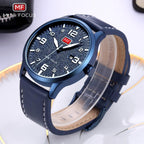 Black Classic Simple Men's Fashion Quartz Watches Modern Round Design Waterproof Wrist Watch For Men Stevvex