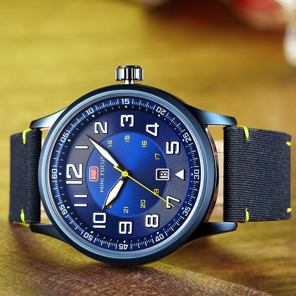 Casual Sport Mens Watch Luxury Green Round Design Waterproof Analog Quartz Classic Fashion Wrist Watch Stevvex