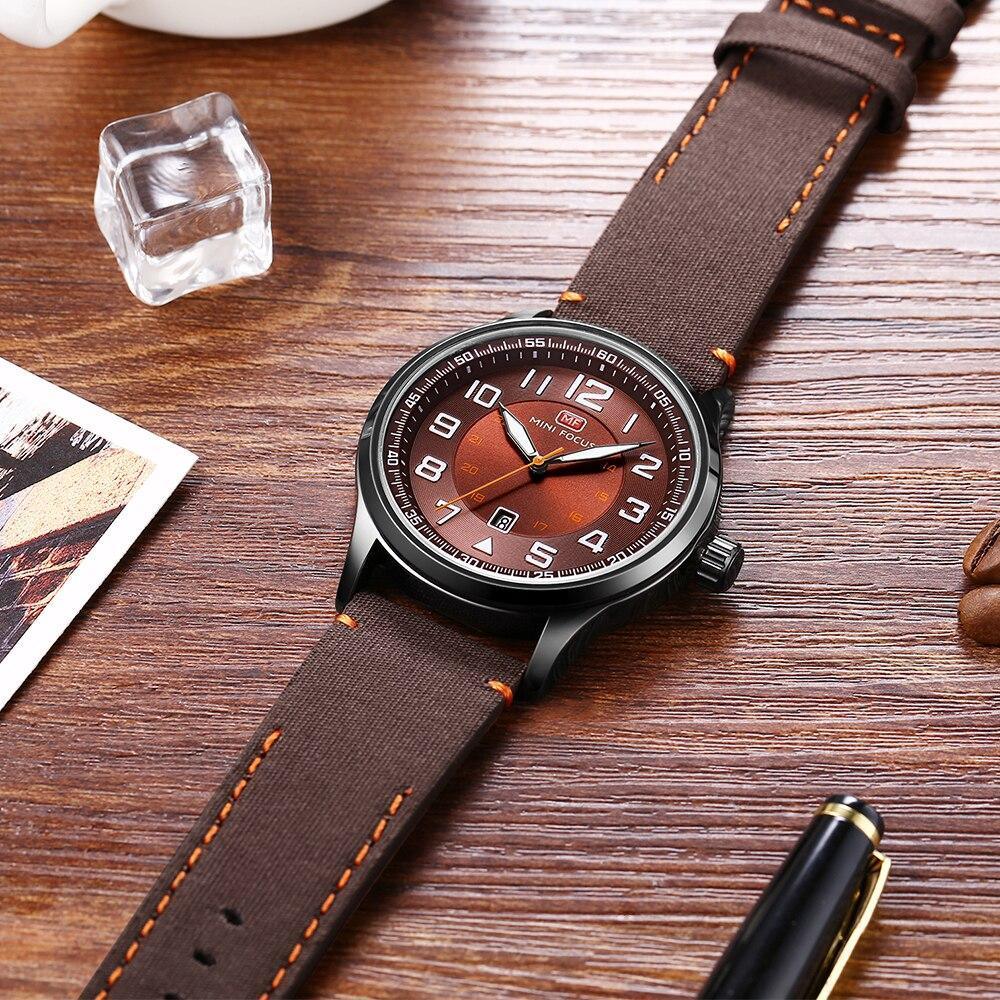 Casual Sport Mens Watch Luxury Green Round Design Waterproof Analog Quartz Classic Fashion Wrist Watch Stevvex