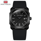 Classic Sport Men's Watch Fashion Round Waterprof Quartz Wrist Watch Elegant Silicone Strap Stylish Design